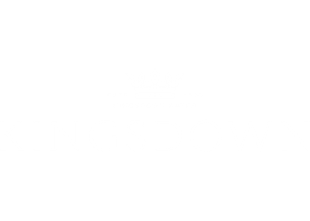 Kingsdown Water brand logo featuring a crown emblem and text